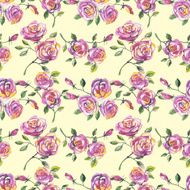 seamless pattern with beautiful roses N10