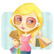 Shopping girl N43