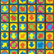 multicolor arrows seamless pattern