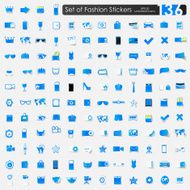 Set of fashion stickers N11