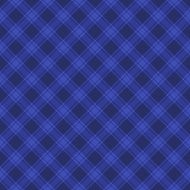 Seamless Blue Fabric Tartan Background Vector