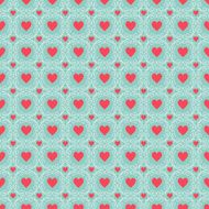 seamless pattern with hearts Valentines day background N14