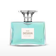 elegant perfume bottle with label N12