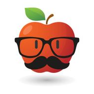Hipster apple