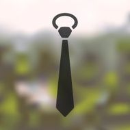 tie icon on blurred background N2