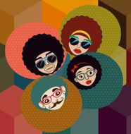afro style design N7