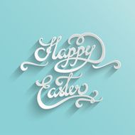 Happy Easter lettering Greeting Card