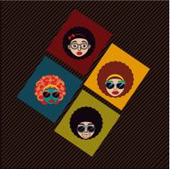 afro style design N11