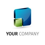 abstract vector logo N14