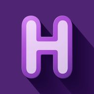 Volume icons alphabet H N6