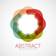 Symmetric abstract geometric shape N172