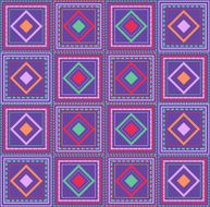 Abstract geometric seamless ornamental pattern Vector illustration