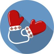 Vector Knitted Mittens