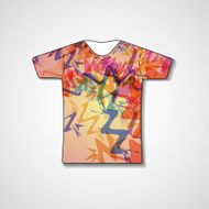 Abstract illustration on t-shirt N39