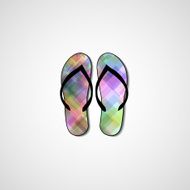 Abstract illustration on flip flops N57