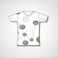 Abstract illustration on t-shirt N41