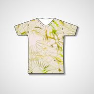 Abstract illustration on t-shirt N42