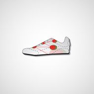 Abstract illustration on sneakers N49