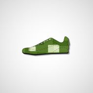 Abstract illustration on sneakers N51