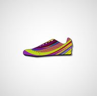 Abstract illustration on sneakers N52