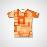 Abstract illustration on t-shirt N44