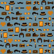 Hipster seamless pattern N10