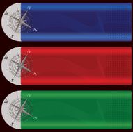 Wind rose banners