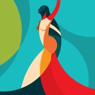 woman fashion vector