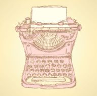 Cute vectortype machine