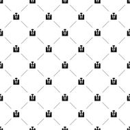 Vector seamless pattern suit N2