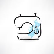 sewing-machine grunge icon