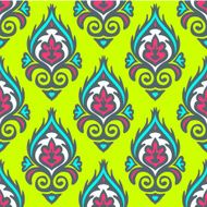 abstract seamless floral festive vector design