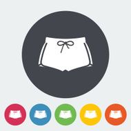 Sports shorts single icon N3