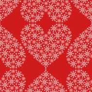 Seamless pattern with heart