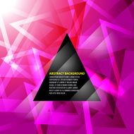 Abstract triangle background NO 1