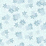 Seamless pattern with decorative flowers and lace texture N2