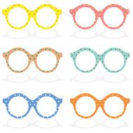 Set Of Colorful Eyeglasses