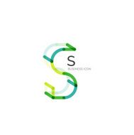 Minimal font or letter icon design N82