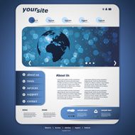 Website design template N4