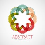 Symmetric abstract geometric shape N174