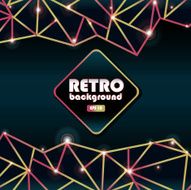 Retro patterns and background design templates bright colorful N26