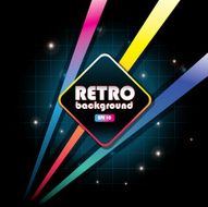 Retro patterns and background design templates bright colorful N29