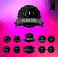 geometric background made of triangles N8
