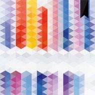 geometric background made of triangles N26