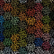 abstract colorful texture pattern with black background