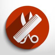 Vector hair salon tools N16