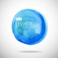 watercolor bubble isolated on white background N3