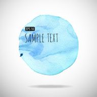 watercolor bubble isolated on white background N5