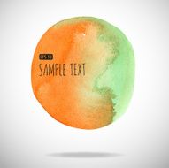 watercolor bubble isolated on white background N8
