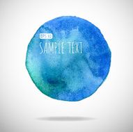watercolor bubble isolated on white background N13
